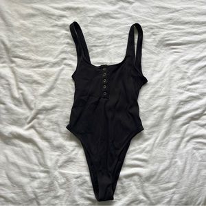 Black swimsuit